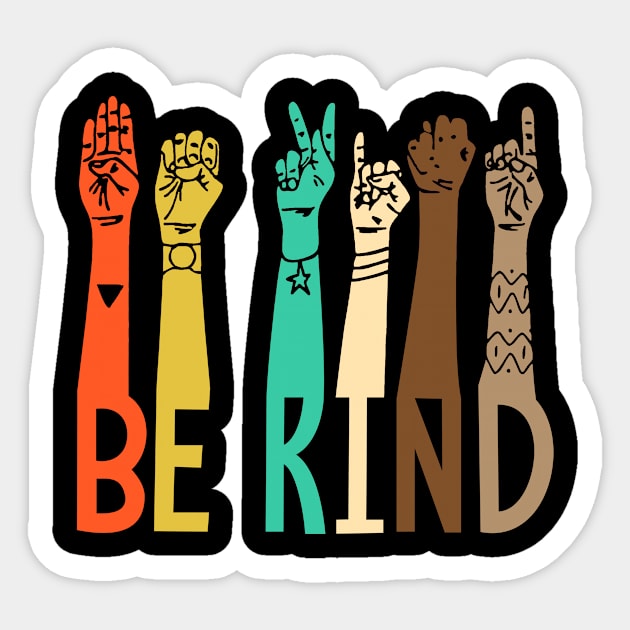 Be Kind Inspirational Sticker by TMSTORE